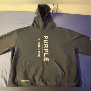 Purple Brand Black and white collage sweatshirt Size: XL